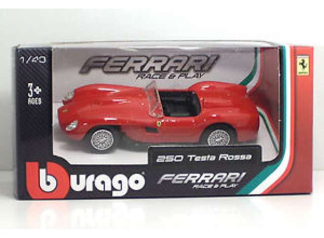 Ferrari 250 Testarossa, red 1:43 Bburago Model