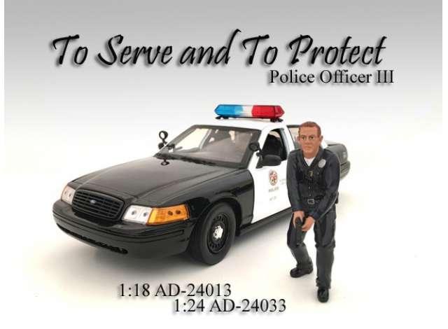 Police Officer III 1:18 American Diorama Model