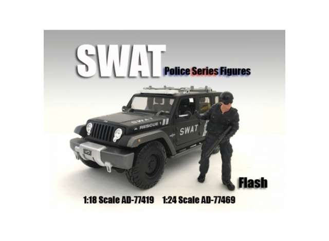 *Swat Team* Flash 1:24 American Diorama Model