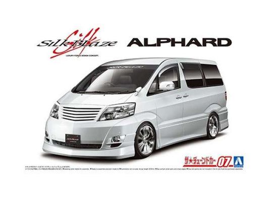 2005 Toyota Alphard Silk Blaze MNH/ANH10/15W, plastic modelkit 1:24 Aoshima Model