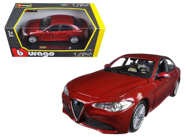 2016 Alfa Romeo Giulia, red 1:24 Bburago Model