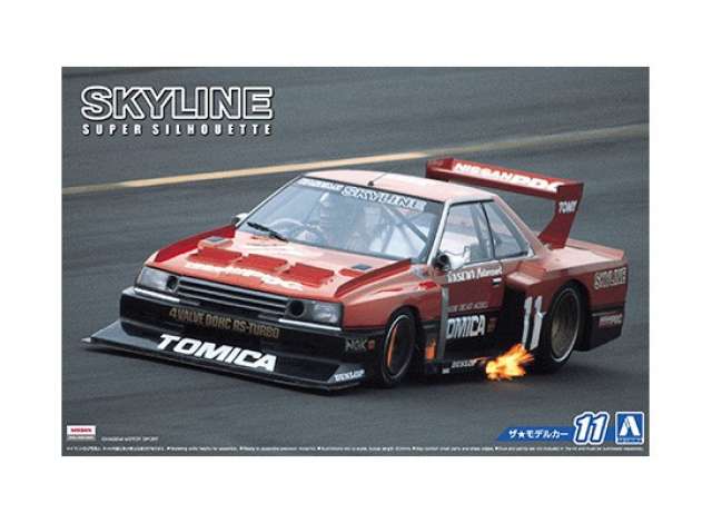 1982 Nissan KDR30 Skyline Super Silhouette, plastic modelkit 1:24 Aoshima Model