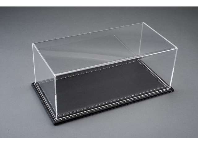 Display Case Maranello with Black Leather Base - 170x80x70mm. 1:43 Atlantic Model