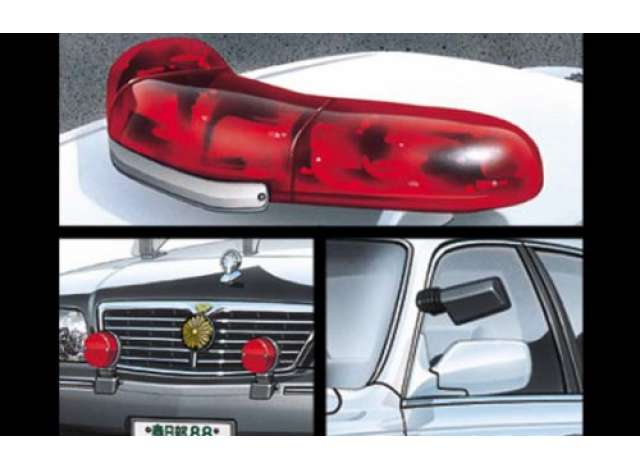 #96 Patrol Car Parts A-Type 1:24 Aoshima Model