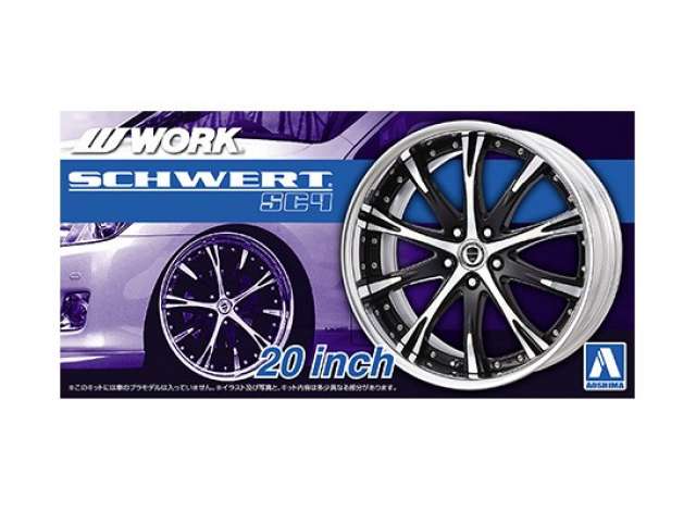 #26 Work Schwert SC4 20inch, plastic modelkit 1:24 Aoshima Model
