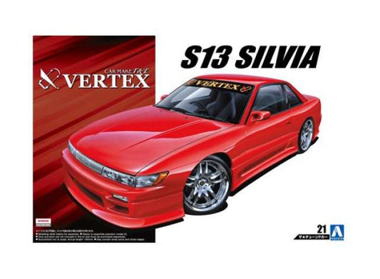 1991 Nissan Vertex PS13 Silvia, plastic modelkit 1:24 Aoshima Model