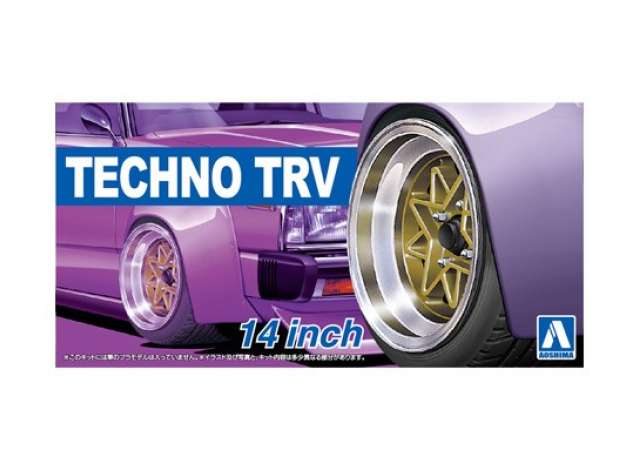 #53 Techno TRV 14inch, plastic modelkit 1:24 Aoshima Model