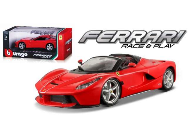 2017 Ferrari Laferrari Aperta, red/black 1:24 Bburago Model