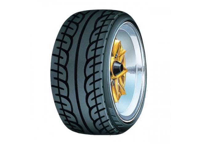 #92 Super Shark short rim 14inch rim & tire set of 4, plastic modelkit 1:24 Aoshima Model