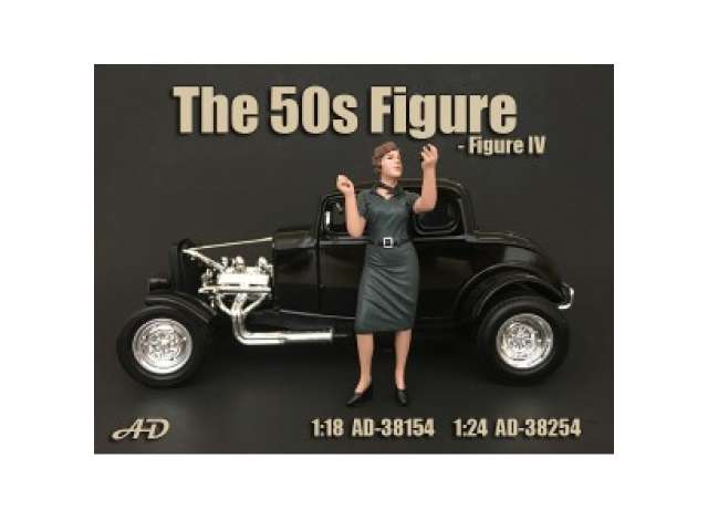 50s Style Figure IV 1:24 American Diorama Model