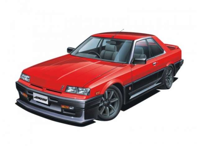 #57 (055793) 1984 Nissan Skyline DR30 Jenesis Auto, plastic modelkit 1:24 Aoshima Model
