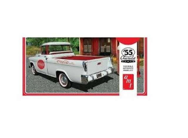 1955 Chevy Cameo Pick-up *Coca Cola*, plastic modelkit 1:25 AMT Model