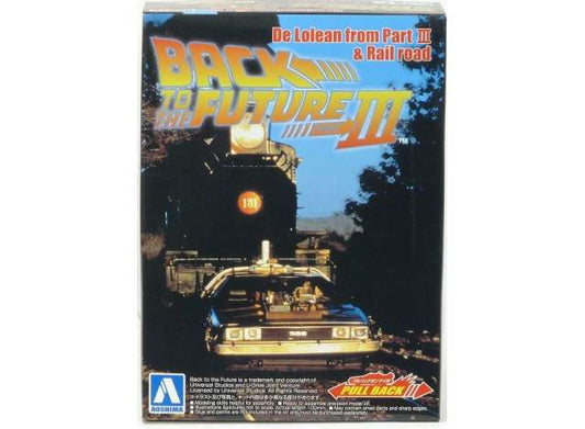 Delorean *Back to the Future III*, plastic modelkit 1:43 Aoshima Model