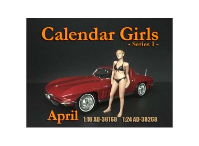 Calendar Girls *April* 1:24 American Diorama Model