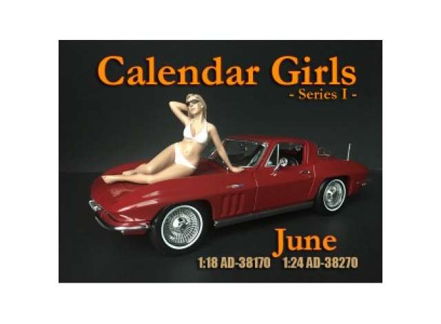 Calendar Girls June 1:24 American Diorama Model