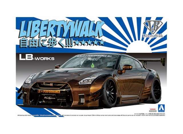 #12 LB Works R35 GT-R Typ 2 Ver. 1, plastic modelkit 1:24 Aoshima Model