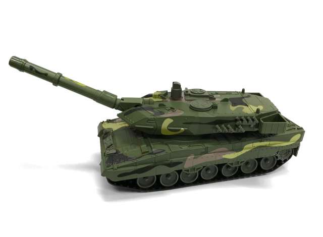 Tank Military R-3, woodland camouflage 1:40 Auto World Model