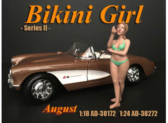 Bikini Girl series II *August* 1:24 American Diorama Model