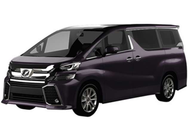 #04-C Toyota Vellfire *snapkit*, burning black crystal shine glass flake 1:32 Aoshima Model