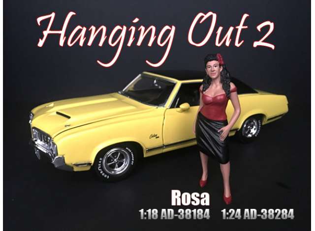 Hanging Out 2 Rosa 1:24 American Diorama Model