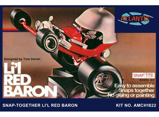 Tom Daniel Lil Red Baron, Snap Tite Easy modelkit Atlantis Model