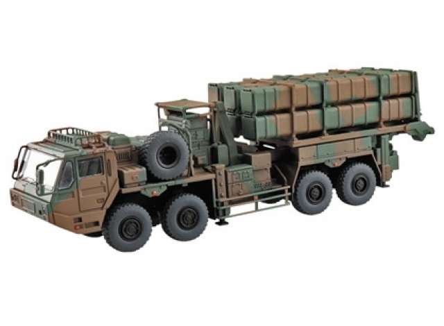 #18 JGSDF Type 12 Surface to ship Missile, plastic modelkit 1:72 Aoshima Model