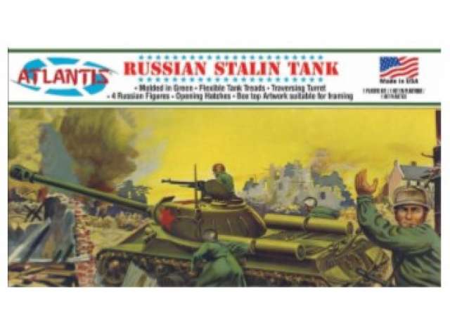 Russian Stalin Tank, plastic modelkit 1:48 Atlantis Model