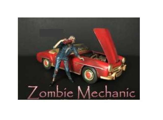 Zombie Mechanic #3 1:24 American Diorama Model
