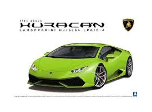 2014 Lamborghini Huracan LP610-4, plastic modelkits 1:24 Aoshima Model