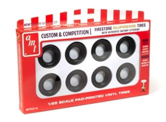 Firestone Supreme Tire Parts Pack. 1:25 AMT Model