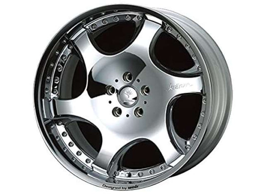 #76 Kranze Bazreia 20 inch wheel and tire set, plastic modelkit 1:24 Aoshima Model
