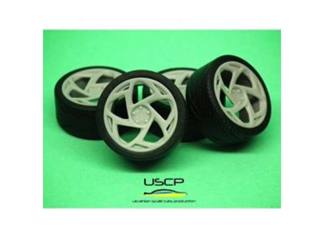 19 inch Radi8 R8S5 with tires 1:24 USCP Model