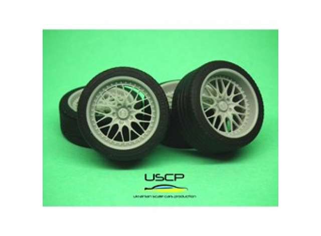 18 inch Work Rezax II with tires 1:24 USCP Model