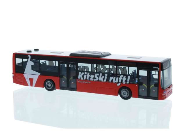 Available To Order – MAN Lion's City Skiwelt Wilder Kaiser Brixental, red/black 1:87 Rietze Model (RZ72734)