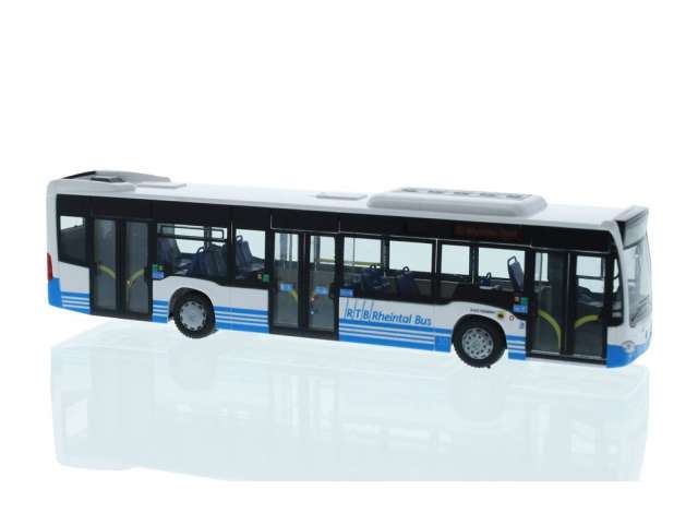 Available To Order – Mercedes Benz Citaro RTB Rheintal Bus, white/blue 1:87 Rietze Model (RZ73456)