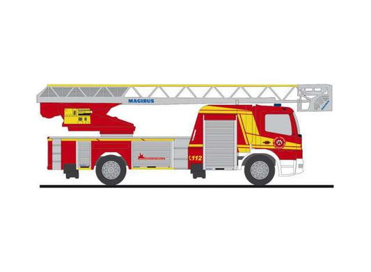 Mercedes Benz Atego DLK 32 Feuerwehr Weilheim, red 1:87 Rietze Model