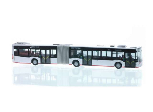 Mercedes Benz Citaro G *HAVAG Halle*, white/black 1:87 Rietze Model