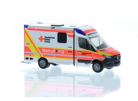 Mercedes Benz Sprinter *Str. DRK Boblingen*, red/white 1:87 Rietze Model