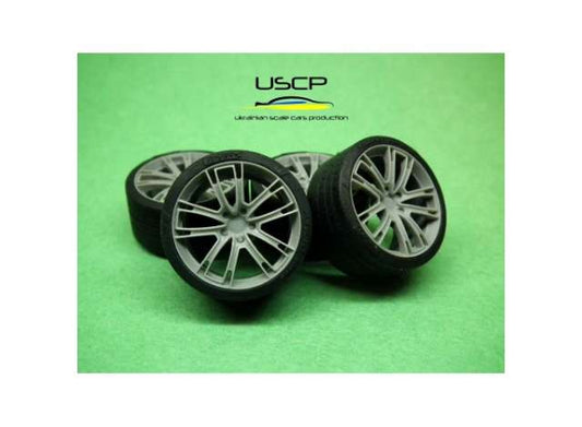 21 inch Porsche Panamera Exclusive Design with tires 1:24 USCP Model