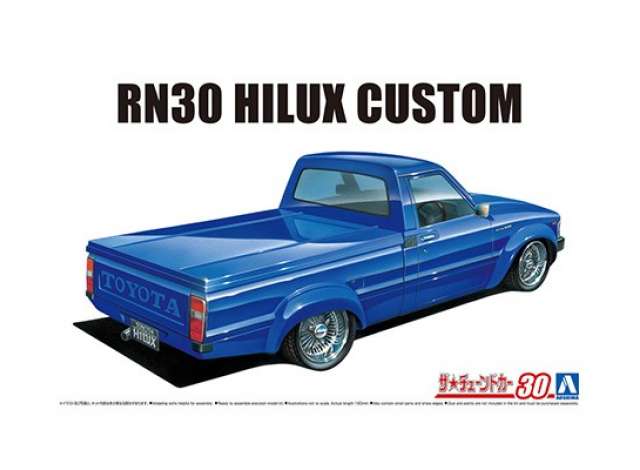 #30 1978 Toyota RN30 Hilux Custom, plastic modelkit 1:24 Aoshima Model