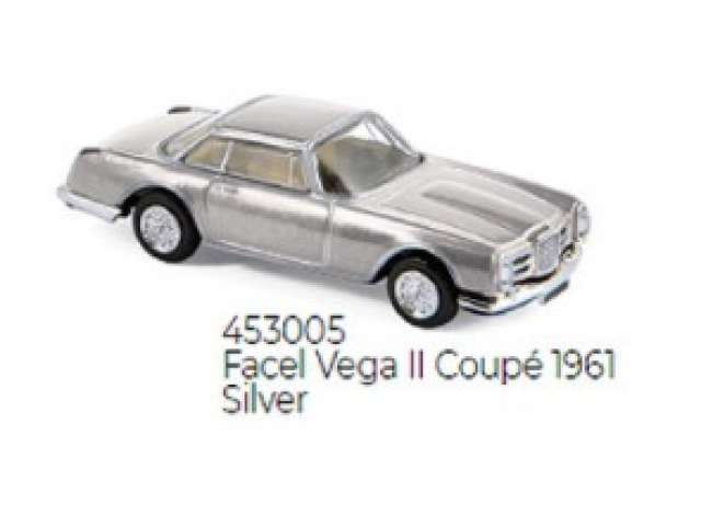Available To Order – 1961 Facel Vega II Coupe, silver 1:87 Norev Model (NOR453005)