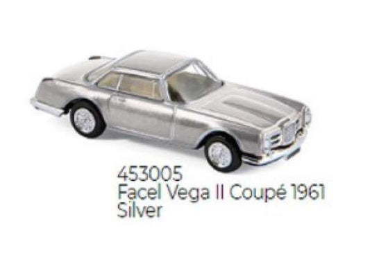 1961 Facel Vega II Coupe, silver 1:87 Norev Model