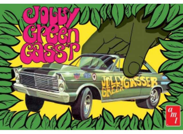 1965 Ford Galaxie *Jolly Green Gasser*, plastic modelkit 1:25 AMT Model