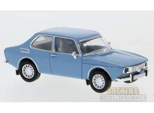 Saab 99, blue 1:87 Brekina Model