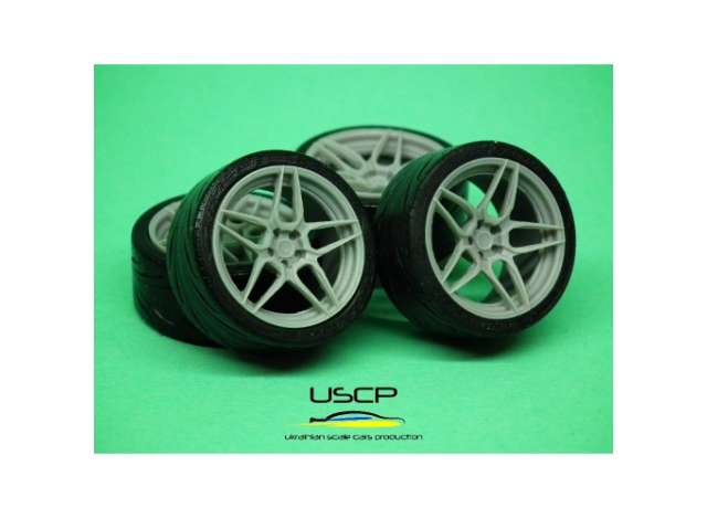 19 inch ADV.1 ADV05 MV2 CS with tires 1:24 USCP Model