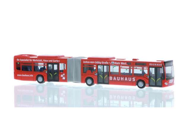 Available To Order – Mercedes Benz Citaro G Omnibusverkehr Kocher Bauhaus, red 1:87 Rietze Model (RZ73668)