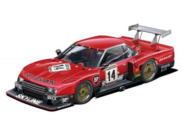 NISSAN R30 SKYLINE TURBO GR.5 KYALAMI-9H-ENDURANCE 1982 SD, plastic modelkit 1:24 Aoshima Model