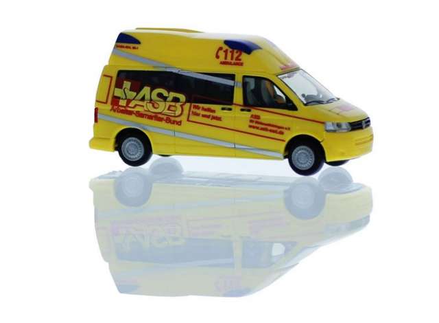 Available To Order – Volkswagen T5 *H.S. ASB RV Sudwestthuringen*, yellow 1:87 Rietze Model (RZ53641)