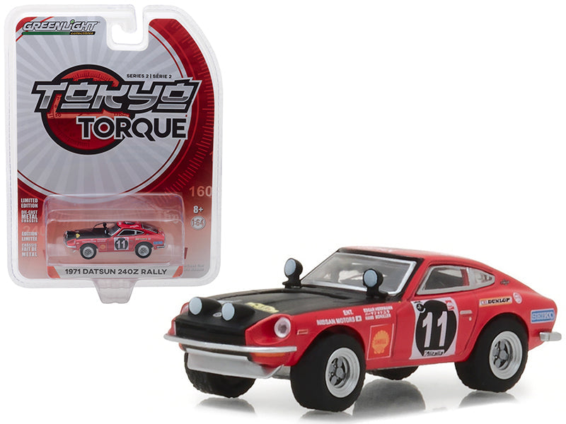 1971 Datsun 240Z Rally #11 Tokyo Torque Series 2 1:64 GreenLight Model Car