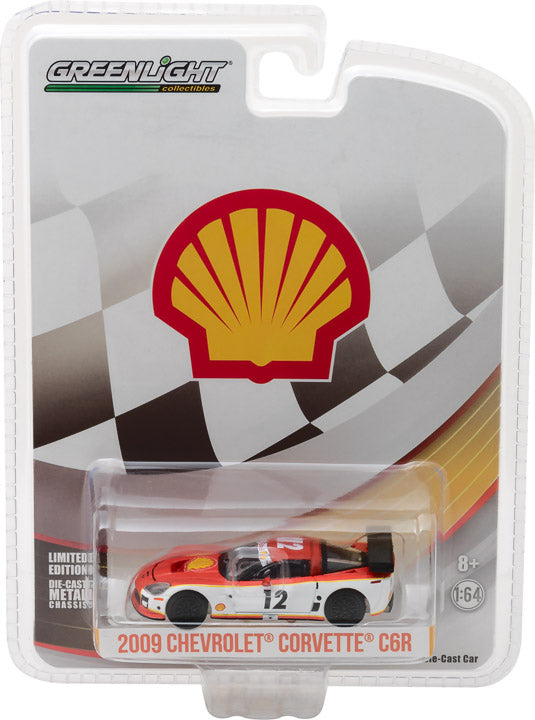 2009 Chevrolet Corvette C6R Shell #12 1:64 GreenLight Model Car